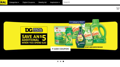 Dollar General Gain Carousel Ad